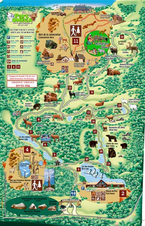 parc omega canada day|park omega map.